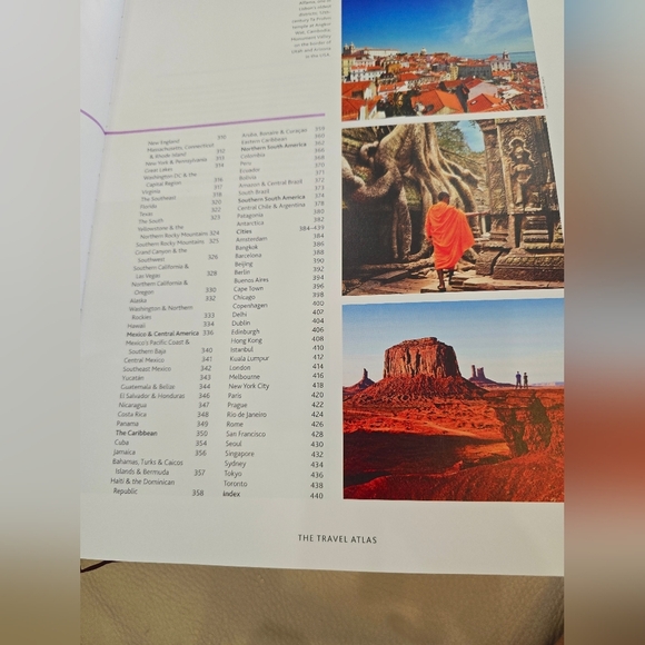 The Travel Atlas by Lovely Planet Hardcover Book Published 2018 New - Picture 8 of 14